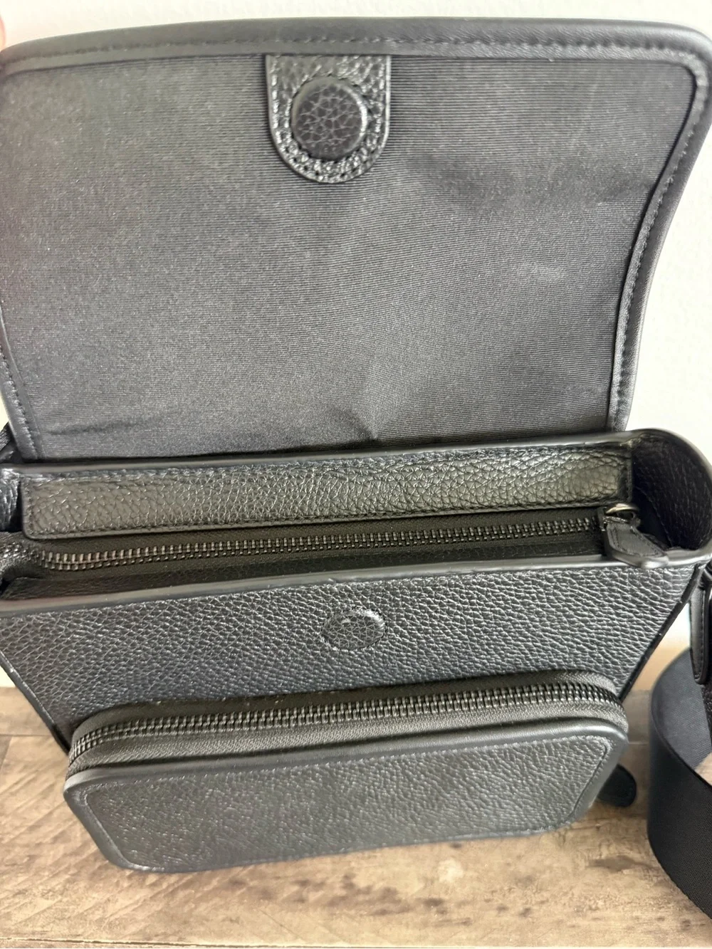 Coach Black Sullivan Flap Crossbody